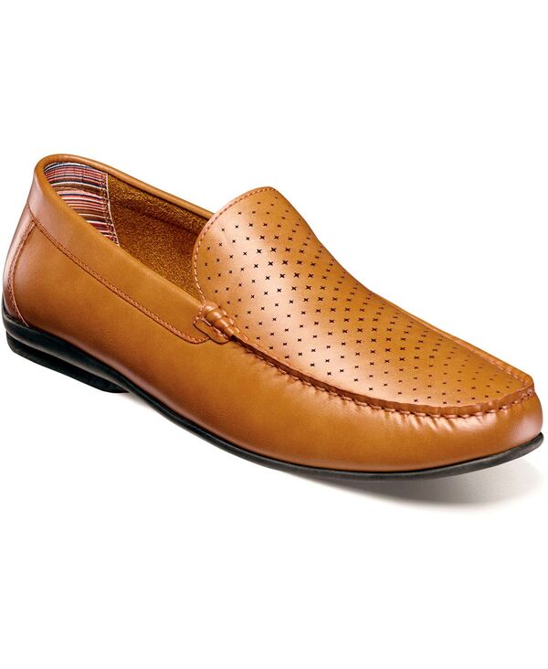 ステイシーアダムス メンズ シューズ スリッポン・ローファー Stacy Adams Men's Conroy Perfed Slip On Shoe Tan タン