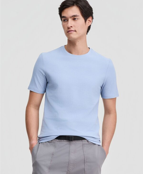 ヒューゴボス メンズ トップス プルオーバー 労働者の一団のど首 綿織物 Hugo Boss Men\u0027s Dimersteso Cotton Crewneck T-Shirt MED PURPLE パープル
