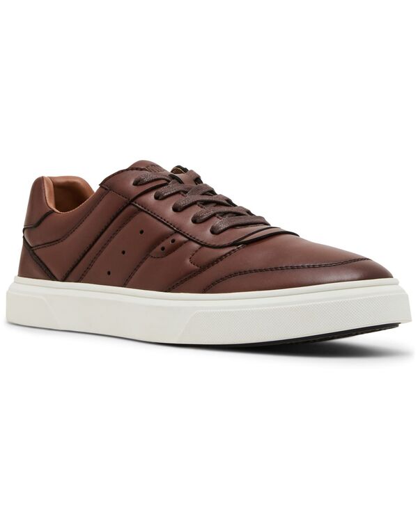 スティーブ マデン メンズ シューズ スニーカー スピード競技 Steve Madden Men\u0027s MKruckx Lace-Up Sneakers Cognac