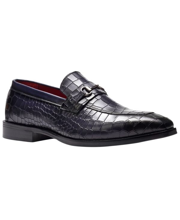 カルロスサンタナ メンズ シューズ スリッポン・ローファー Carlos by Carlosantana Men's Havana Bit Loafers Navy ネイビー