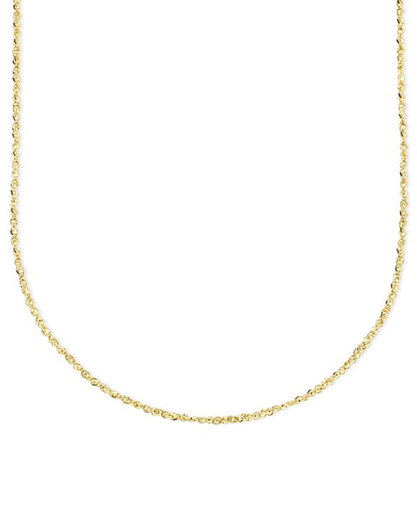 イタリアン ゴールド レディース アクセサリー ネックレス・チョーカー・ペンダントトップ レース Italian Gold 14k Gold Necklace 16" Perfectina Chainecklace (1-1/8mm) Yellow Gold イエロー|ReVida 店