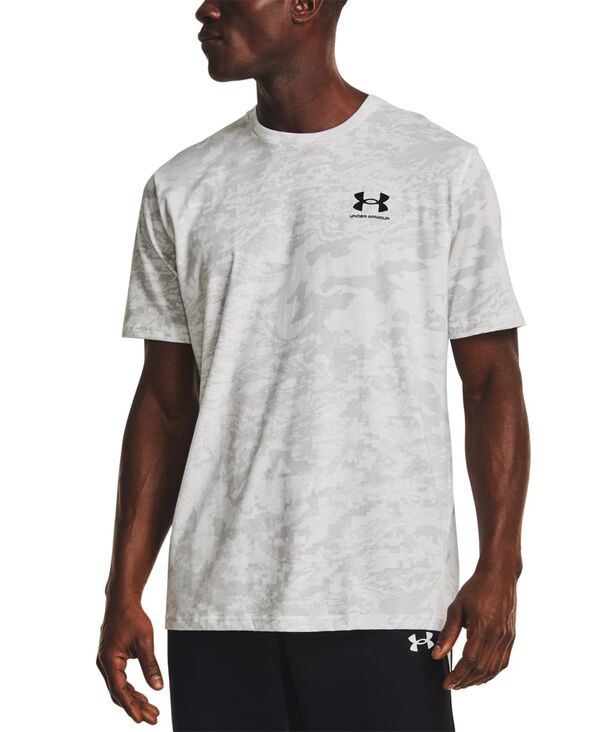 アンダーアーマー メンズ トップス Tシャツ Under Armour Men's Abcamo Short Sleeve T-Shirt Whitemod Gray グレー