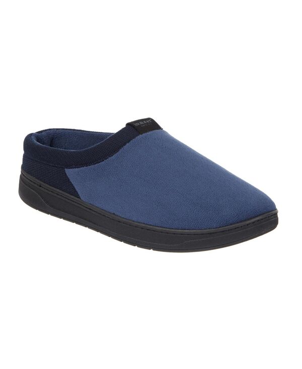 アイソトナー メンズ シューズ サンダル パイル Isotoner Men's Microterry Jake Clog Slippers Navy blue ネイビー