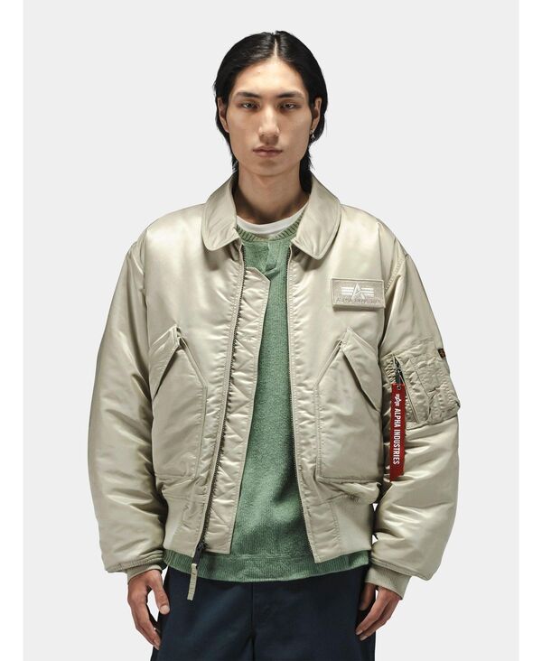 アルファインダストリーズ メンズ アウター ジャケット・ブルゾン Alpha Industries Men's Alpha Cwu 45/P Flight Jacket Mineral