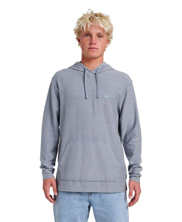 クイックシルバー メンズ アウター パーカー・スウェット 長袖 Quiksilver Men Alamitos Long-Sleeve Pull-On Hoodie Blue ブルー