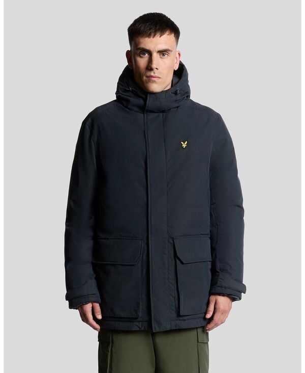 ライルアンドスコット メンズ アウター ジャケット・ブルゾン パーカー Lyle & Scott Men's Long Sleeve Hooded Membrane Parka Dark navy ネイビー