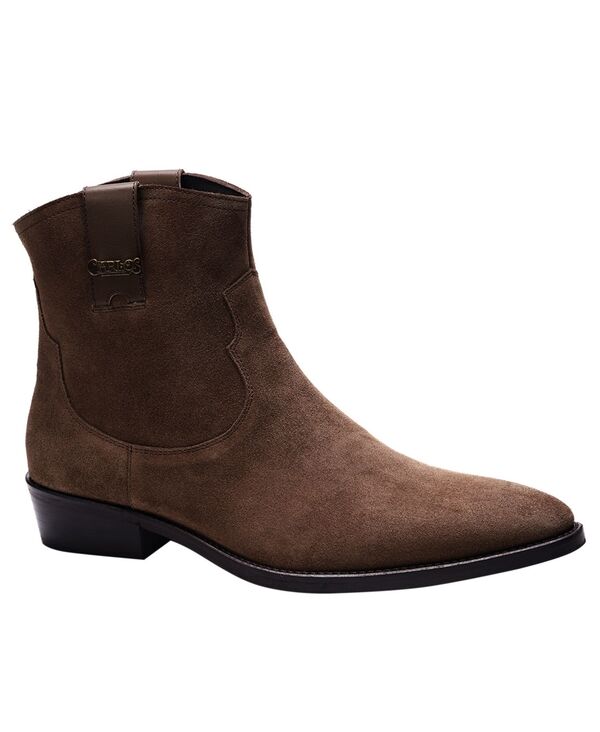 カルロスサンタナ メンズ シューズ ブーツ・レインブーツ Carlos by Carlosantana Men's Zappa Cowboy Fashion Boots Brown Suede ブラウン