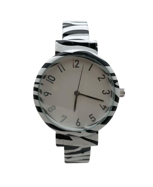 オリビアプラット レディース アクセサリー 腕時計 Olivia Pratt Zebra Round Facevery Day Versatile Bangle Women Watch Zebra アニマル