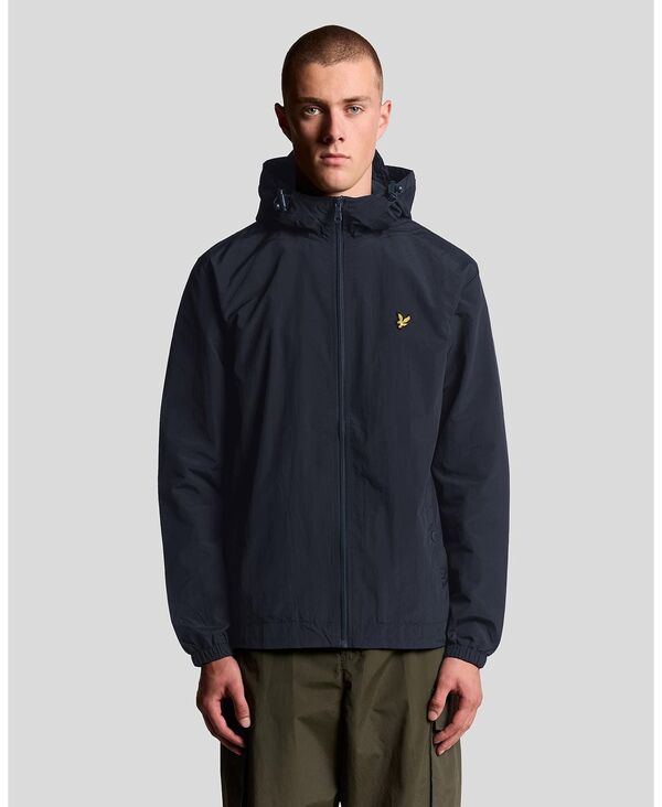 ライルアンドスコット メンズ アウター ジャケット・ブルゾン フルジップ フーデッドジャケット Lyle & Scott Men's Zip Throughooded Jacket. Dark navy ネイビー