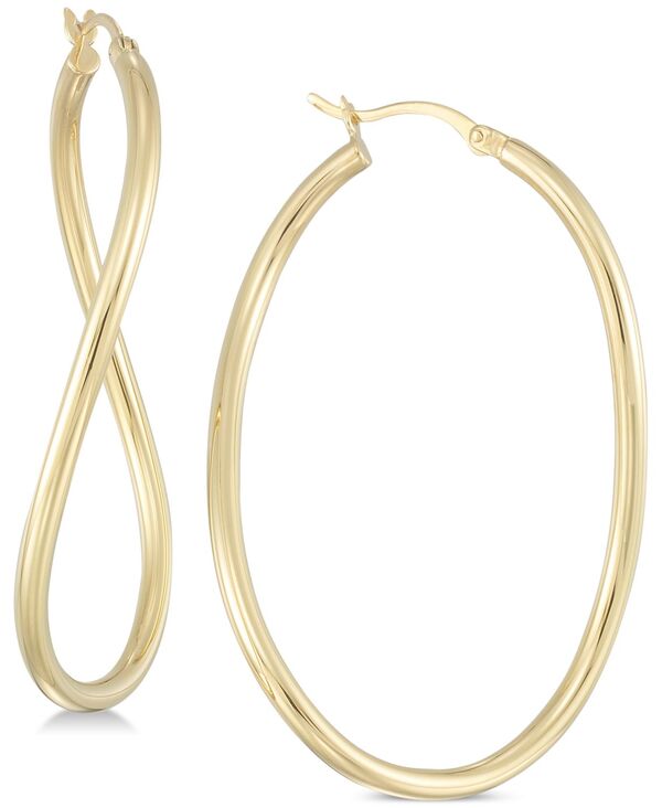 シモン アイ スミス レディース アクセサリー ピアス・イヤリング Simone I. Smith Wavy Hoop Earrings in 18k Gold over Sterling Silver or Sterling 18k Gold Over Silver ゴールド|ReVida 店