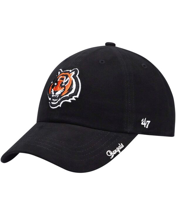 47 ブランド レディース アクセサリー 帽子 '47 Brand Women's Black Cincinnati Bengals Miata Clean Uprimary Adjustable Hat Black ブラック