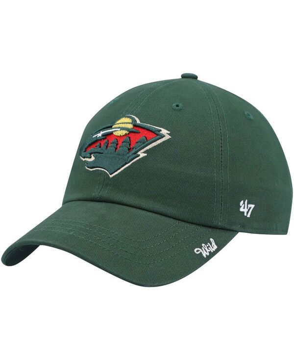 47 ブランド レディース アクセサリー 帽子 '47 Brand Women's Green Minnesota Wild Miata Clean Up Adjustable Hat Green グリーン