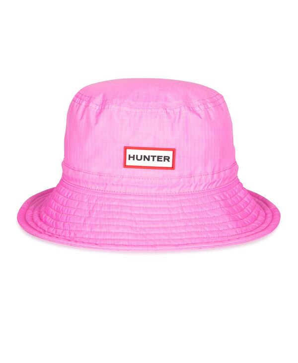 ハンター レディース アクセサリー 帽子 ナイロン Hunter Women's Nylon Packable Bucket Hat Hightlighter Pink ピンク|ReVida 店