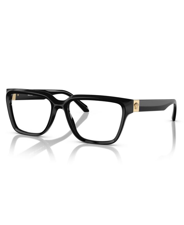 ヴェルサーチ レディース 添え物 サングラス・アイウェア Versace Women\u0027s Eyeglasses VE3357 Black 黒いこと