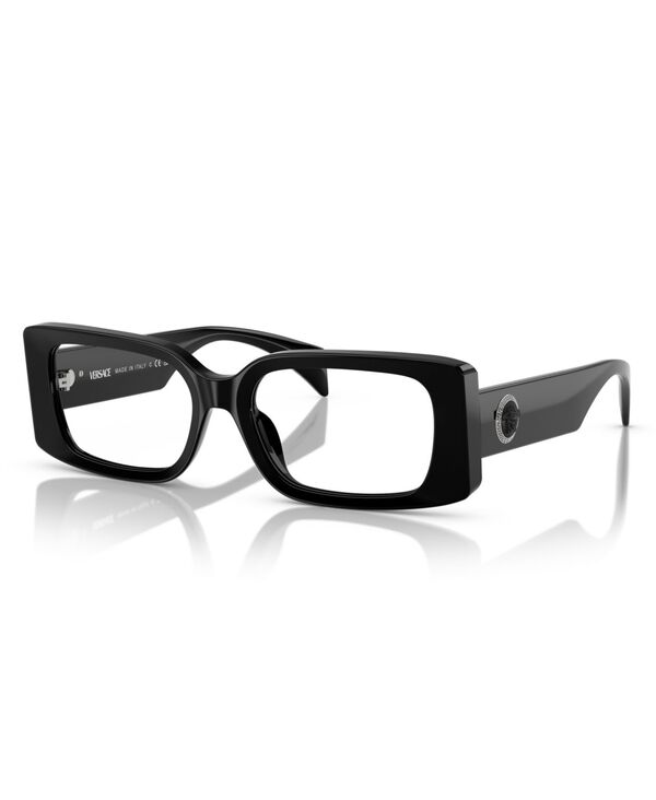 ヴェルサーチ レディース 付属物 サングラス・アイウェア Versace Women\u0027s Eyeglasses VE3362U Black 黒いこと