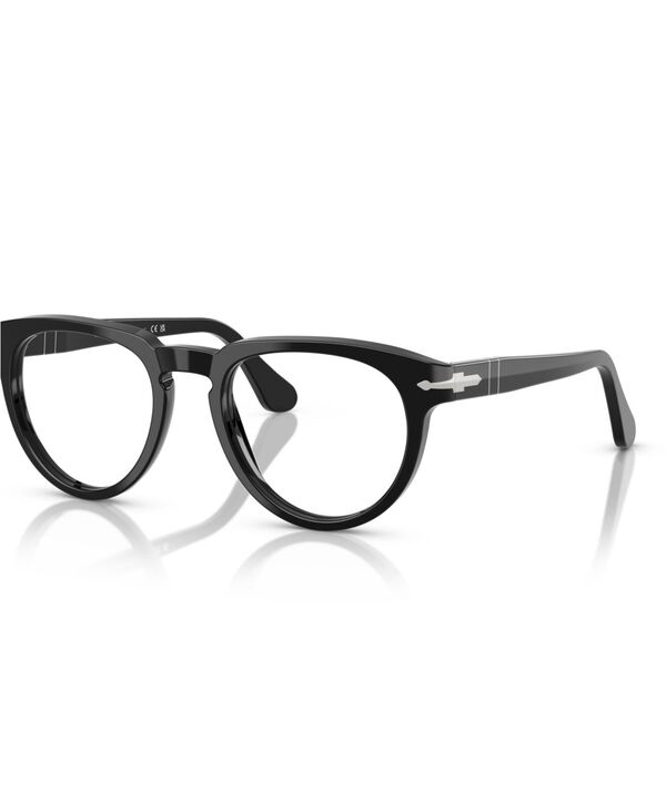 ペルソル レディース 佩び物 サングラス・アイウェア Persol Unisex Phantos Eyeglasses PO3377V Black 黒いこと