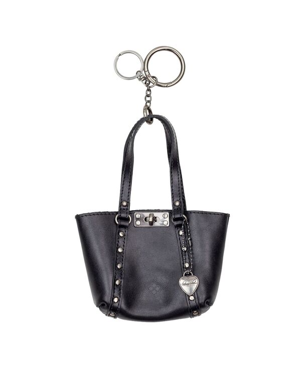 パトリシアナシュ レディース バッグ レザー Patricia Nash Micro Benvenuto Leather Tote Bag Charm Black ブラック