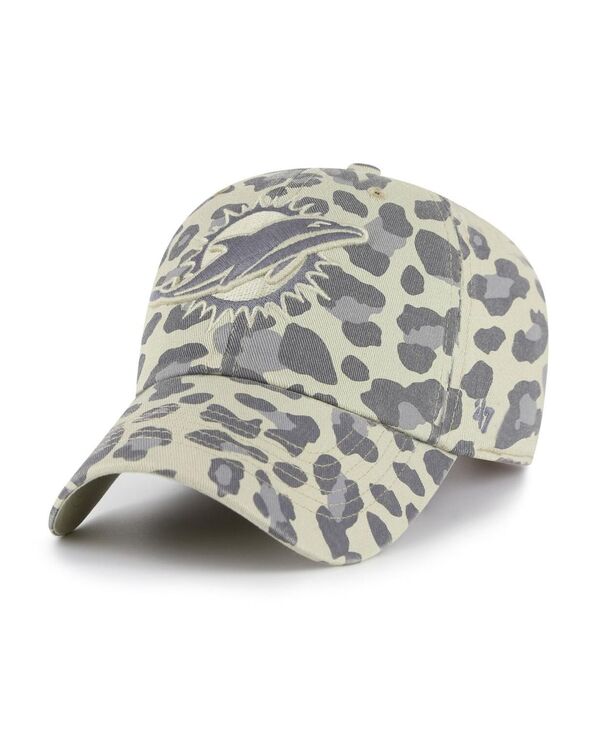 47 ブランド レディース アクセサリー 帽子 '47 Brand Women's Gray Miami Dolphins Bagheera Clean Up Adjustable Hat Gray グレー