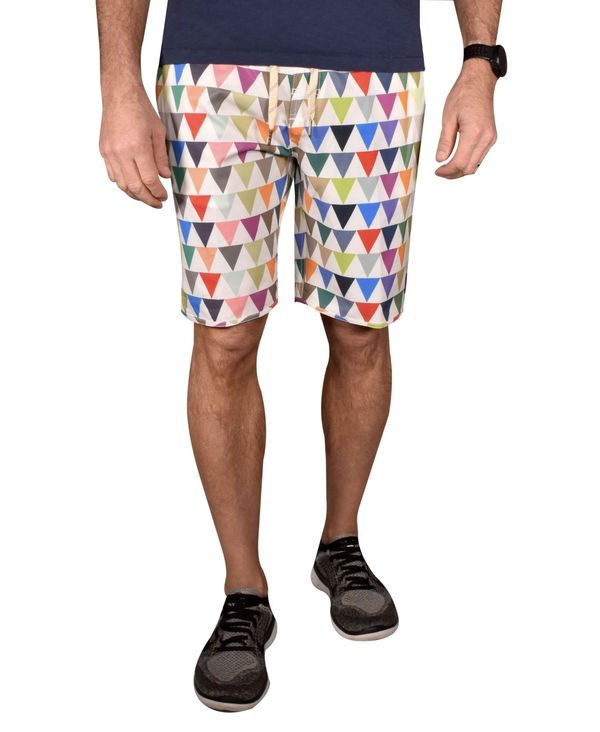 ビンテージ1946 メンズ 半数パンツ さるまた ボトムス Men S Geo Print Hybrid Windjammer Shorts Multi Onpointchiro Com