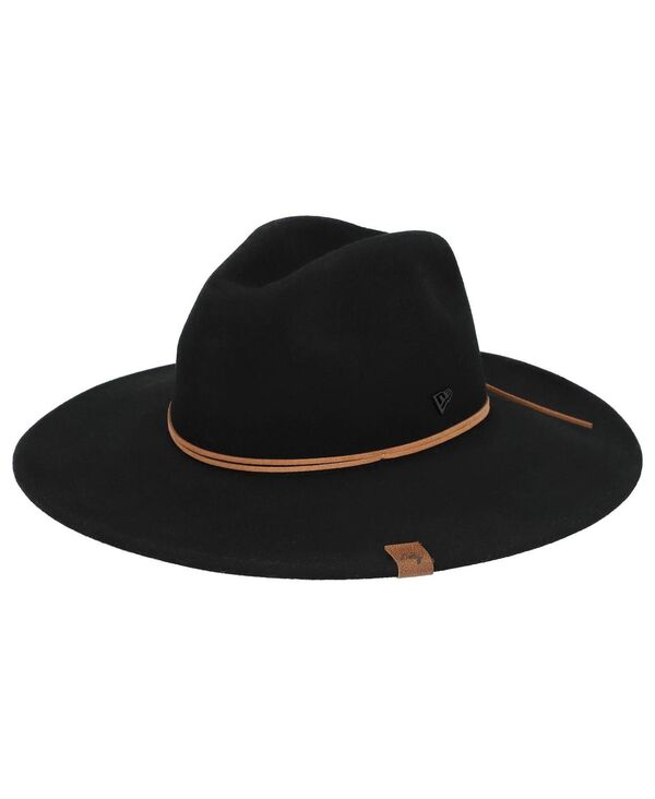 ニューエラ レディース アクセサリー 帽子 New Era Women's Black Tampa Bay Buccaneers Willowide Brim Fedora Black ブラック