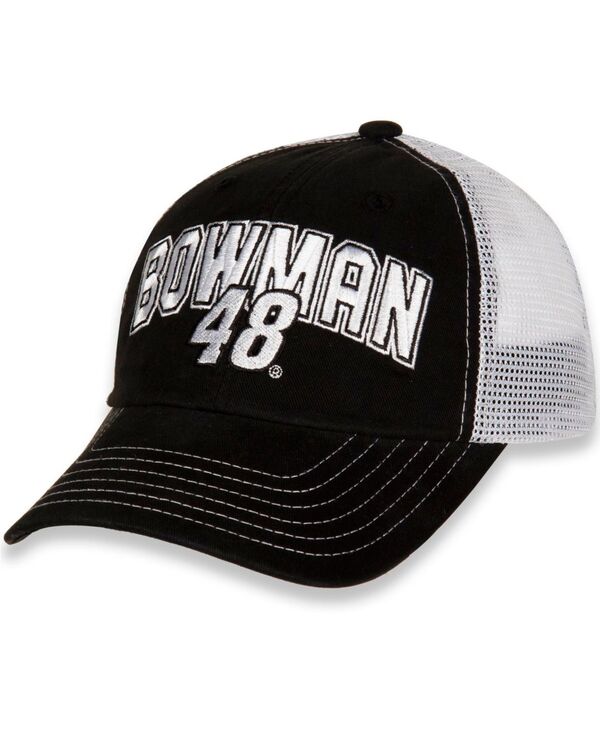 ファナティクス レディース アクセサリー 帽子 Fanatics Women's Hendrick Motorsports Team Collection Black and White Alex Bowmaname and Number Adjustable Hat Black White ホワイト
