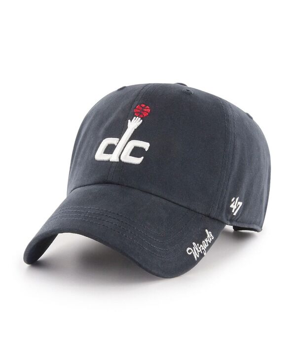 47 ブランド レディース アクセサリー 帽子 ロゴ '47 Brand Women's Navy Washington Wizards Miata Clean Up Logo Adjustable Hat Navy ネイビー