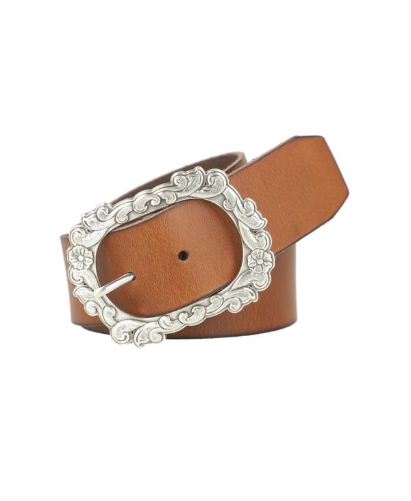 フライ レディース アクセサリー ベルト フラワー柄 フラワー Frye 45mm Smooth Panel with Floral Buckle Honey