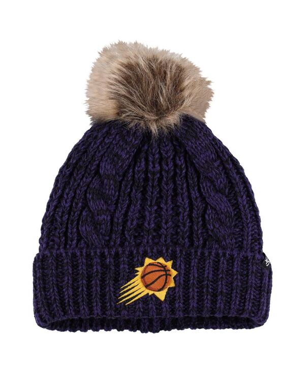 47 ブランド レディース アクセサリー 帽子 ニット '47 Brand Women's Purple Phoenix Suns Meeko Cuffed Knit Hat with Pom Purple パープル