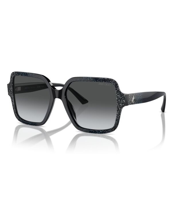 ジミーチュー レディース 付属物 サングラス・アイウェア Jimmy Choo Women\u0027s Polarized Sunglasses JC5005 Black Gradient Glitter 黒いこと