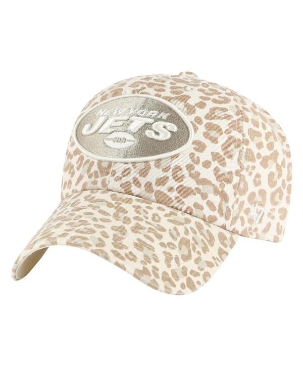 47 ブランド レディース アクセサリー 帽子 '47 Brand 47 Brand Women's Natural New York Jets Panthera Clean Up Adjustable Hat Natural