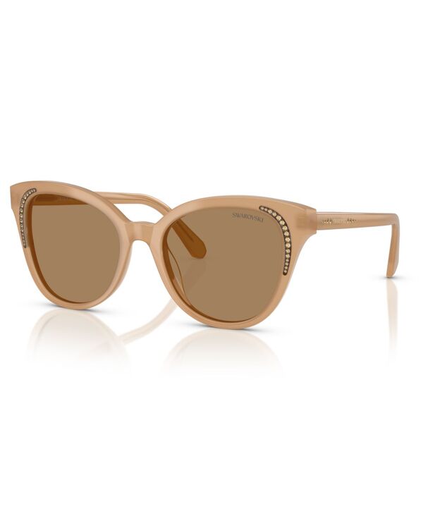 スワロフスキー レディース 佩び物 サングラス・アイウェア Swarovski Women\u0027sunglassesK6031 Photochromic Milky Beige ベージュ