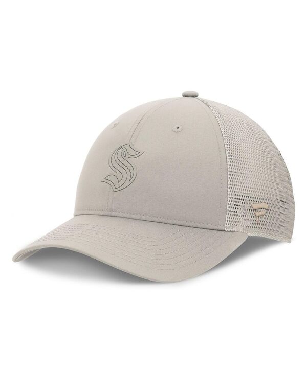 ファナティクス レディース アクセサリー 帽子 Fanatics Women's Tan Seattle Kraken Authentic Proad Trucker Adjustable Hatan タン|ReVida 店