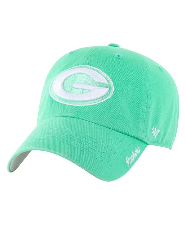 47 ブランド レディース アクセサリー 帽子 '47 Brand Women's Green Bay Packers Luminance Cheer Clean Up Adjustable Hat Green グリーン