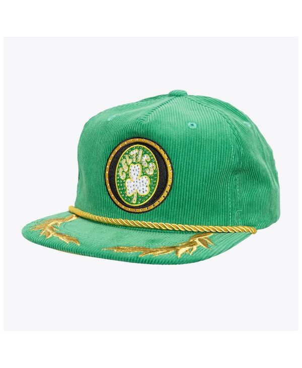 ミッチェル&ネス レディース アクセサリー 帽子 Mitchell & Ness x DANNIJO Women's Kelly Green Boston Celtics Deadstock Cord Snapback Hat Kelly Green グリーン