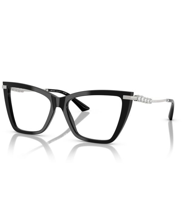 ジミーチュー レディース 佩び物 サングラス・アイウェア Jimmy Choo Women\u0027s Regular Eyeglasses JC3020Black 黒いこと