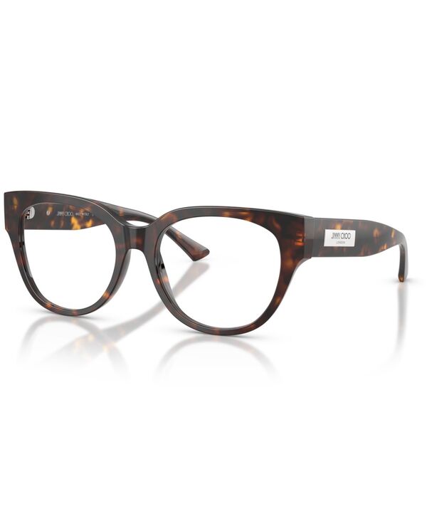 ジミーチュー レディース 佩び物 サングラス・アイウェア Jimmy Choo Women\u0027s Phantos Eyeglasses JC3035 Havana
