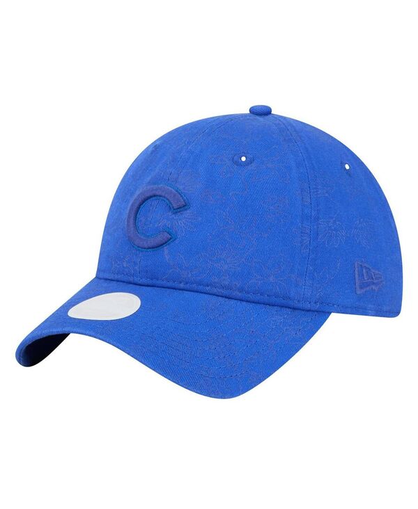 ニューエラ レディース アクセサリー 帽子 フラワー柄 フラワー New Era Women's Royal Chicago Cubs Tonal Floral 9TWENTY Adjustable Hat Royal