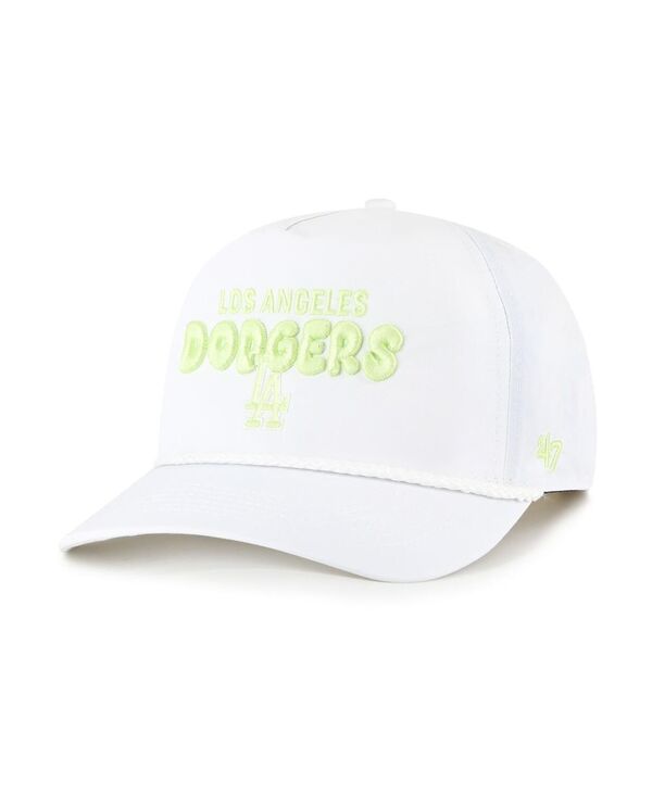 47 ブランド レディース アクセサリー 帽子 '47 Brand Women's White Los Angeles Dodgers Bright Side Adjustable Hitchat White ホワイト