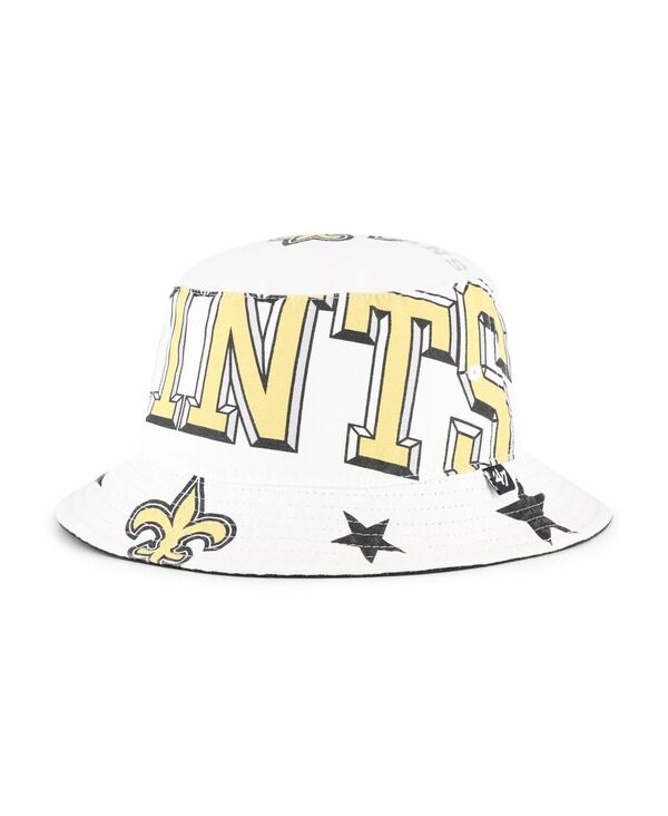 47 ブランド レディース アクセサリー 帽子 '47 Brand Women's White New Orleansaints Energize Bucket Hat White ホワイト