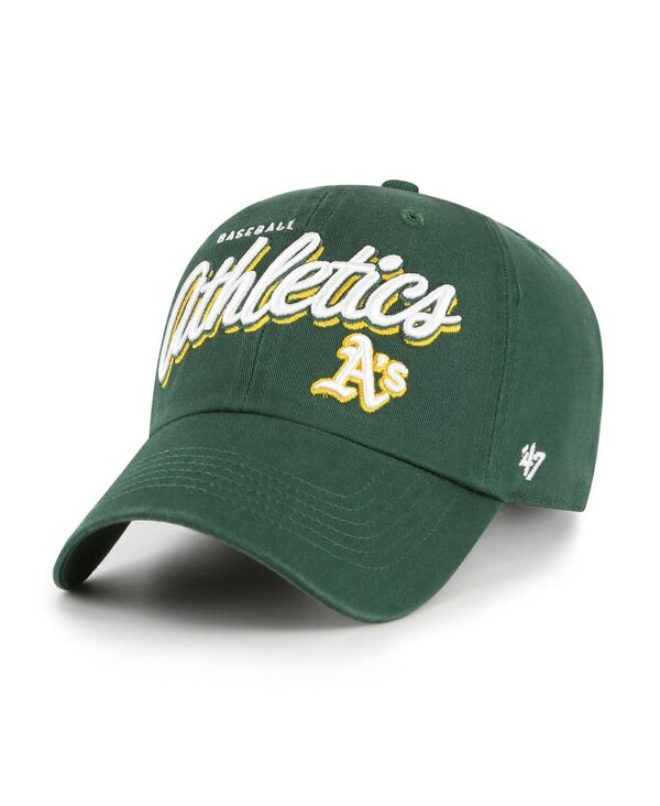 47 ブランド レディース アクセサリー 帽子 '47 Brand Women's Green Athletics Ariana Clean Up Adjustable Hat Green グリーン
