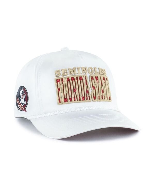 47 ブランド レディース アクセサリー 帽子 '47 Brand Women's White Florida State Seminoles Outspoken Hitch Adjustable Hat White ホワイト
