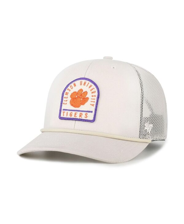 47 ブランド メンズ アクセサリー 帽子 ベスト '47 Brand Men's and Women's Cream Clemson Tigers Core Inline Gravestone Adjustable Trucker Hat Cream クリーム