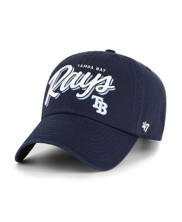 47 ブランド レディース アクセサリー 帽子 '47 Brand Women's Navy Tampa Bay Rays Ariana Clean Up Adjustable Hat Navy ネイビー