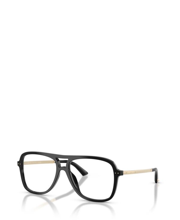 ジミーチュー レディース 付属品 サングラス・アイウェア Jimmy Choo Women\u0027s Aviator Eyeglasses JC3052U Black 黒いこと