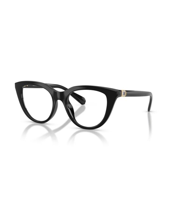 スワロフスキー レディース 付属物 サングラス・アイウェア Swarovski Women\u0027s Cat EyeglassesK2052 Black 黒いこと
