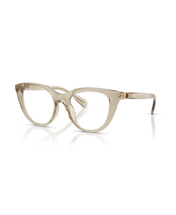 スワロフスキー レディース アクセサリー サングラス・アイウェア Swarovski Women's Cat EyeglassesK2052 Transparent Beige ベージュ