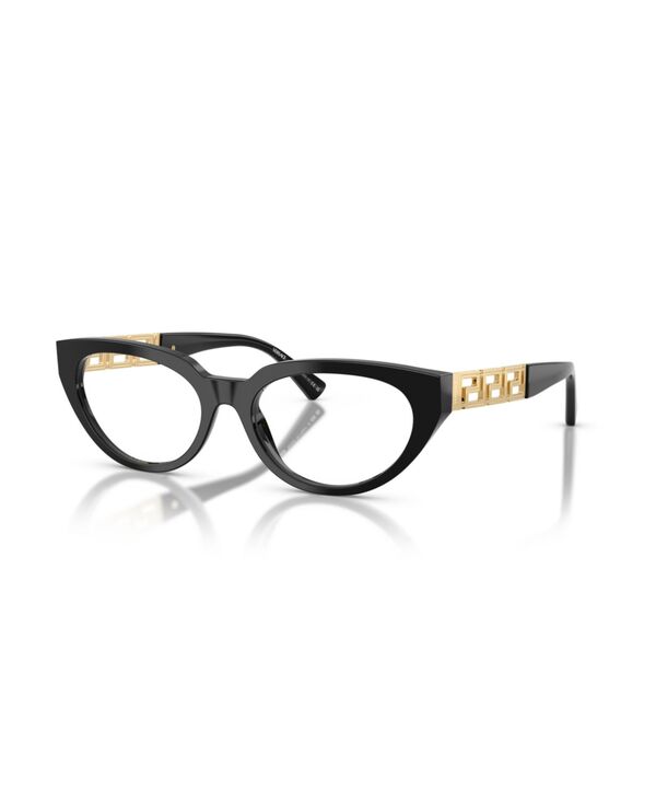 ヴェルサーチ レディース アクセサリー サングラス・アイウェア Versace Women's Cat Eyeglasses VE3383 Black ブラック