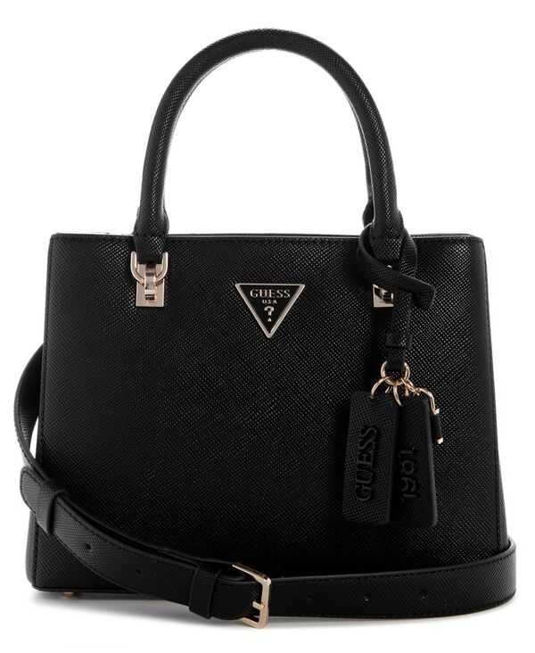 ゲス レディース バッグ GUESS Noelle Multi Compartment Small Satchel Bag Black ブラック