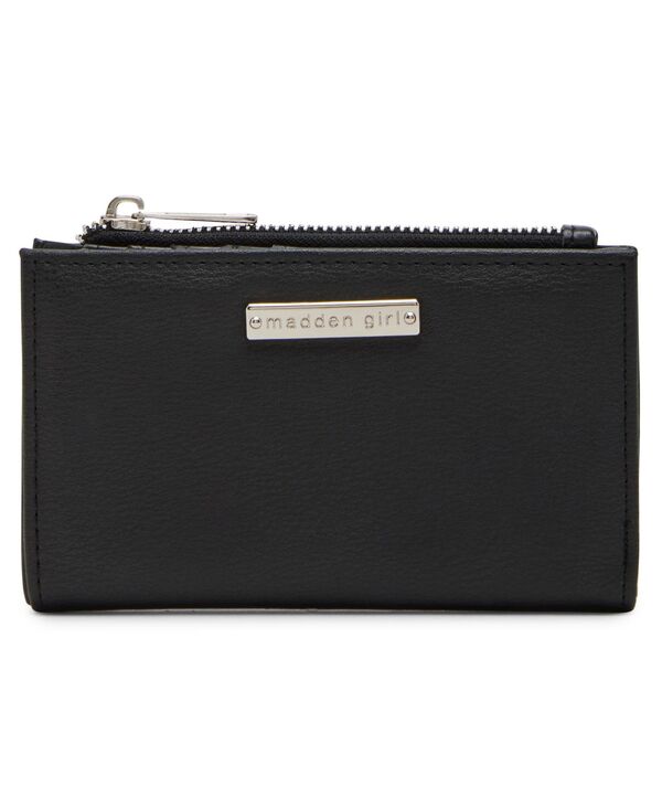 マッデンガール レディース アクセサリー 財布 Madden Girl Morr Snap Wallet Black ブラック|ReVida 店