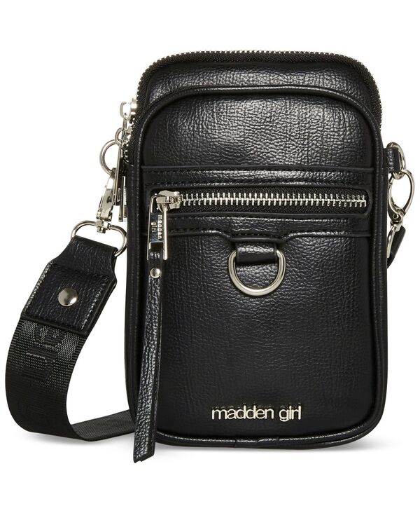 マッデンガール レディース 御徒面子 Madden Girl Danip North and South Crossbody Bag Black 黒いこと